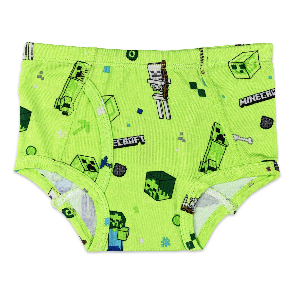 Bellabu Bear - Minecraft Bamboo Boy's Underwear 7-Pack: 4/5T