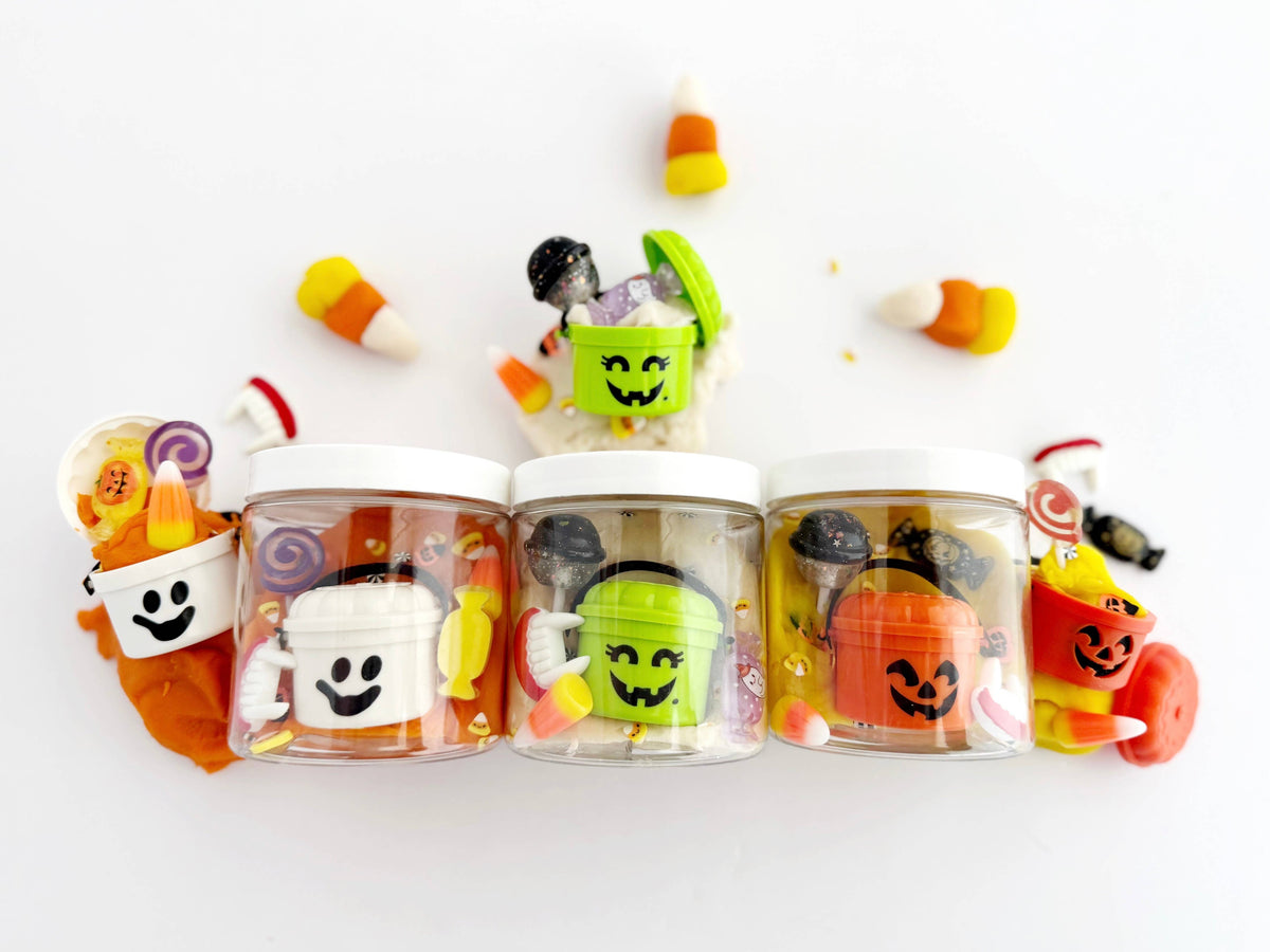 Earth Grown KidDoughs (KidDoughs by EGKD) - Trick or Treat Mini Dough-to-Go Assortment