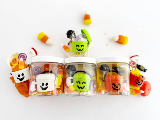 Earth Grown KidDoughs (KidDoughs by EGKD) - Trick or Treat Mini Dough-to-Go Assortment