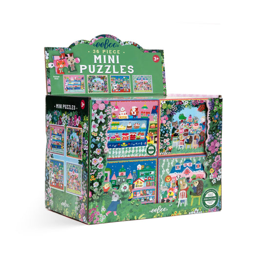 eeBoo - Yumi's 36 Piece Mini Puzzle Assortment