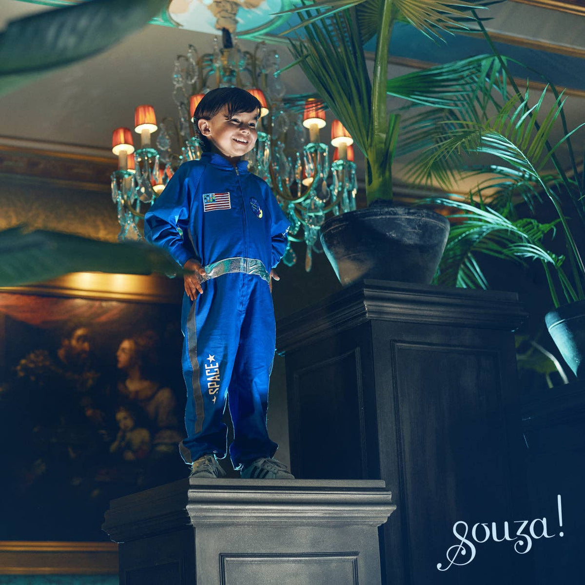 Speedy Monkey - Andre Astronaut Costume for Kids - Carnival & Festive Use (2 sizes): 5-7 years