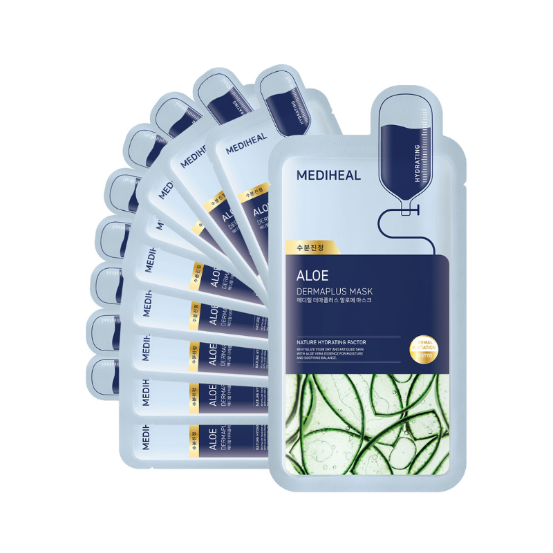 Exod International - Mediheal Dermaplus Aloe Mask 22ml: 1 BOX / 10 PCS