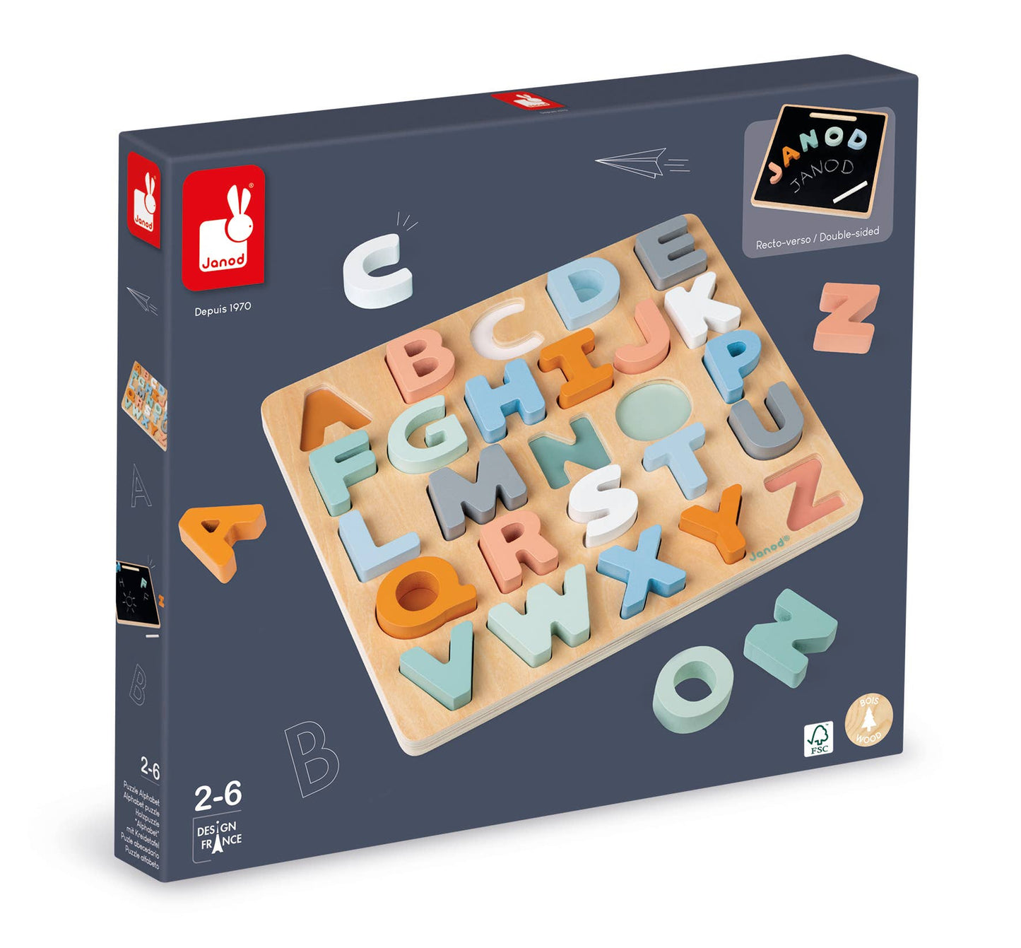 Janod - SWEET COCOON ALPHABET PUZZLE