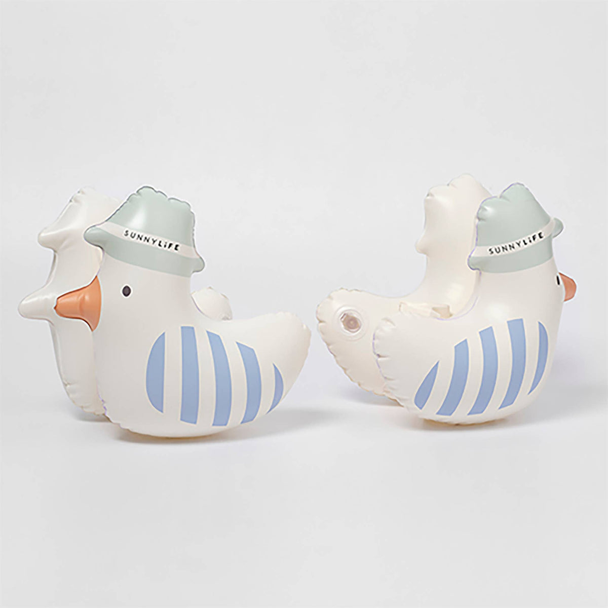 Sunnylife - Kids Inflatable Arm Bands Sid the Seagull Blue Stripe