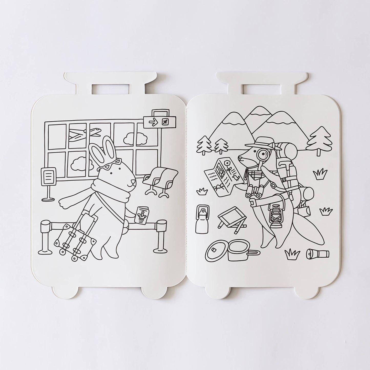Jaq Jaq Bird - Jumbo Suitcase Paper Coloring Book