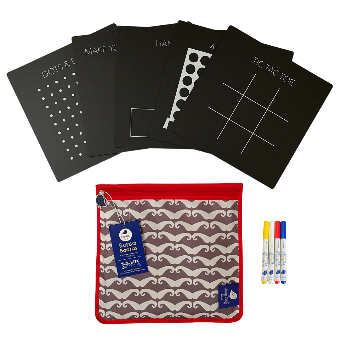 Jaq Jaq Bird - Bored Board Set - Fun Games