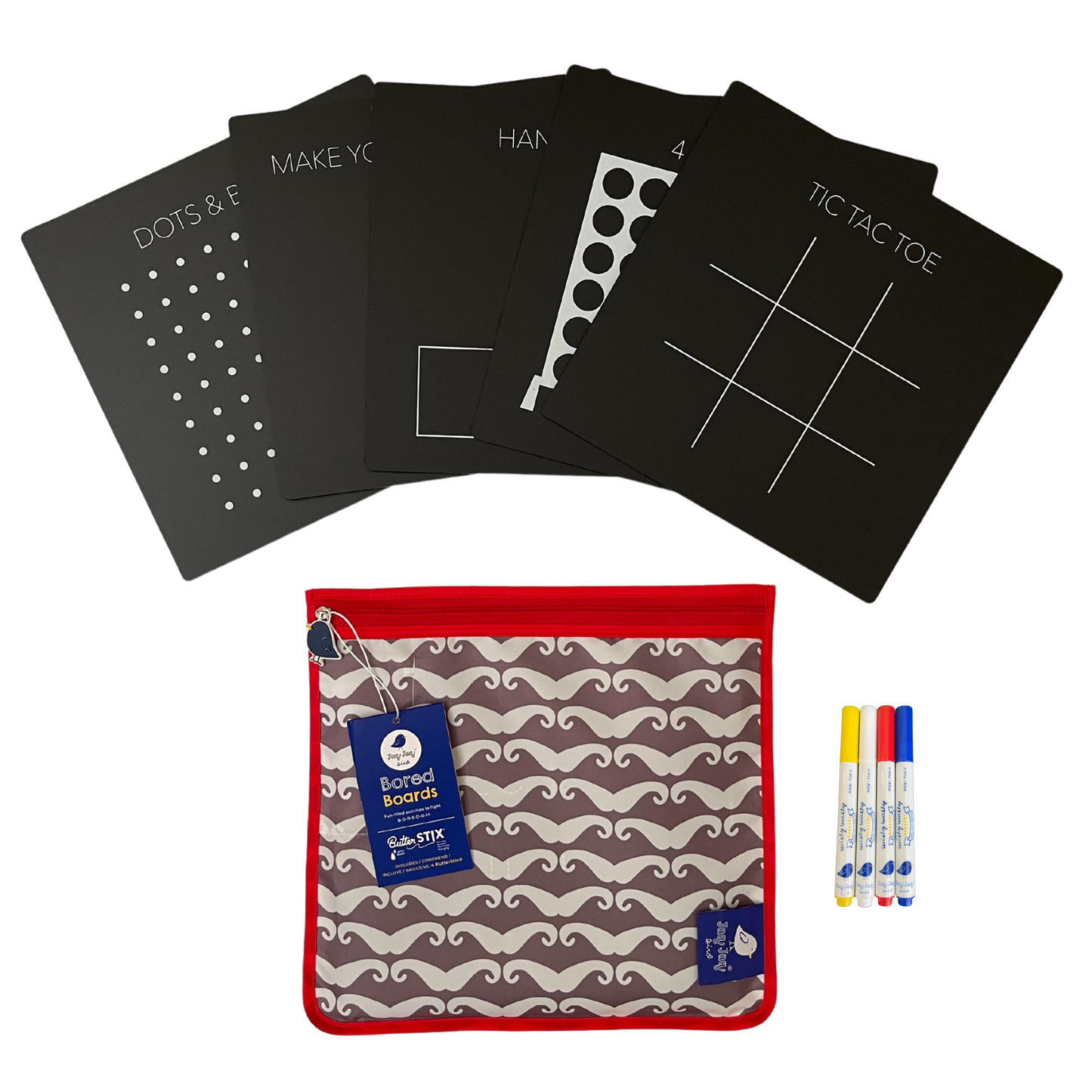 Jaq Jaq Bird - Bored Board Set - Fun Games