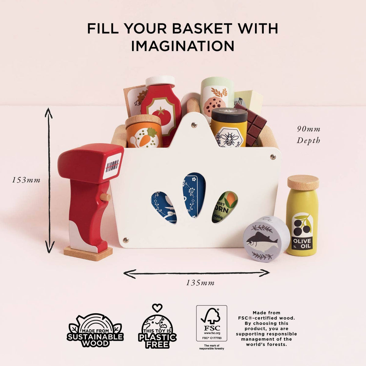 Le Toy Van, Inc. - Groceries Set & Scanner