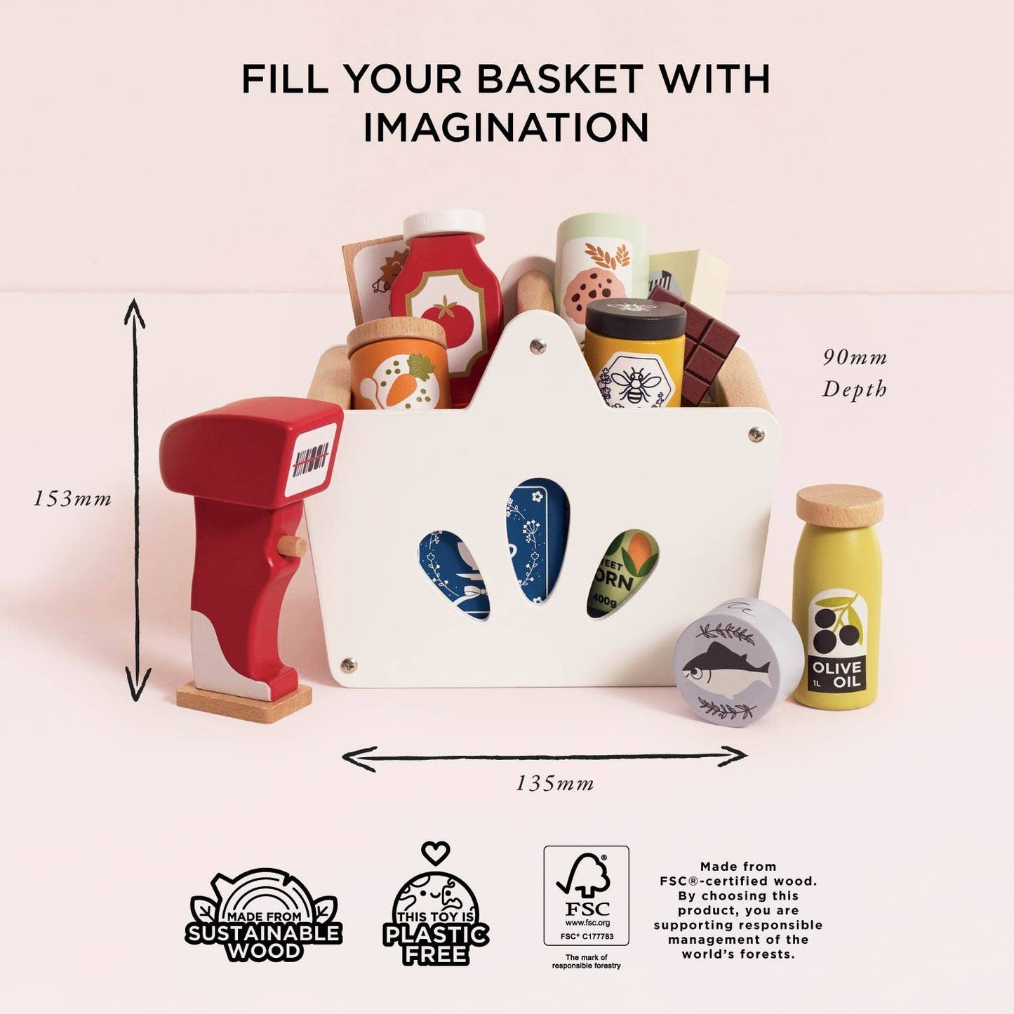 Le Toy Van, Inc. - Groceries Set & Scanner