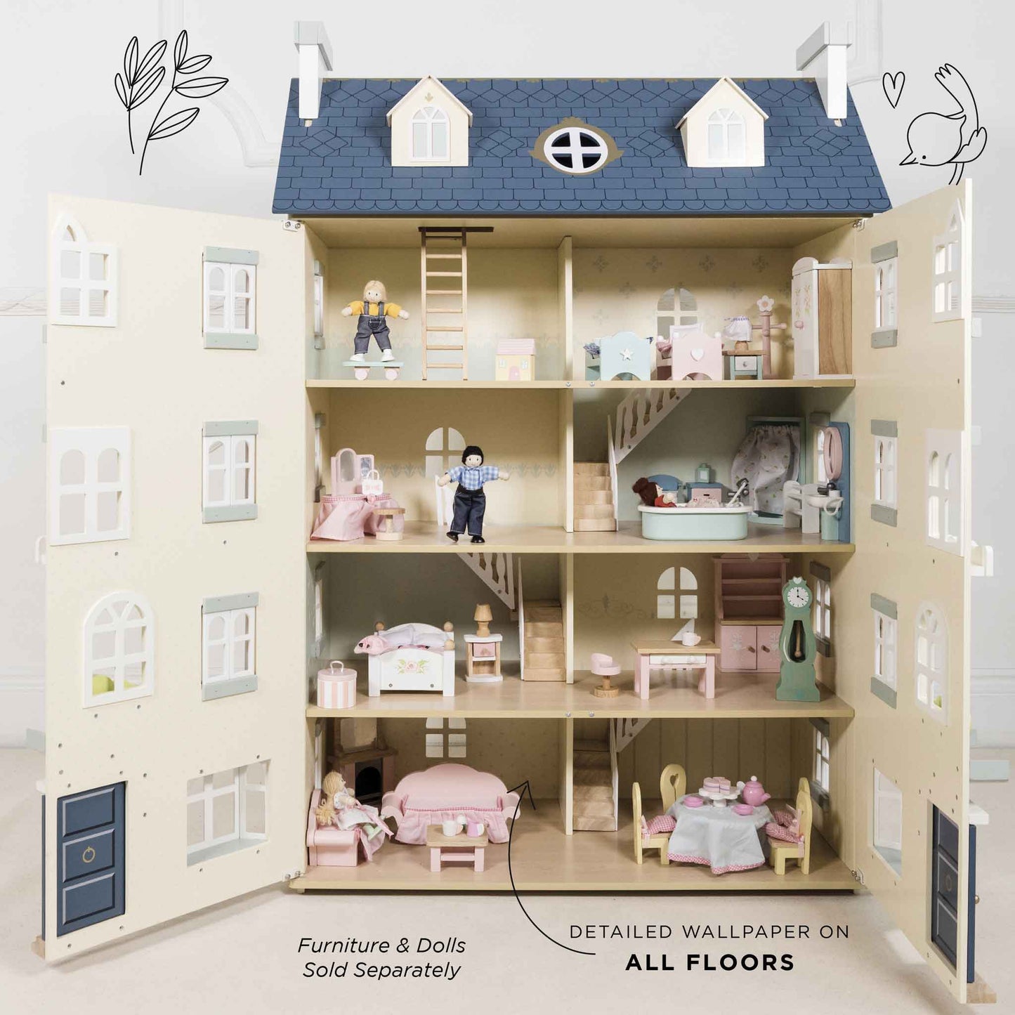 Le Toy Van, Inc. - Palace Wooden Dolls House