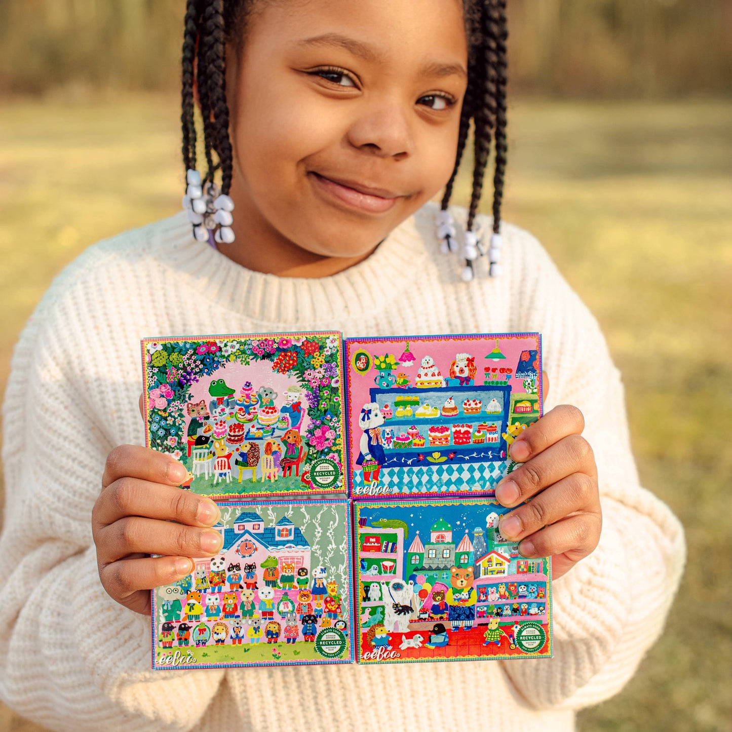 eeBoo - Yumi's 36 Piece Mini Puzzle Assortment