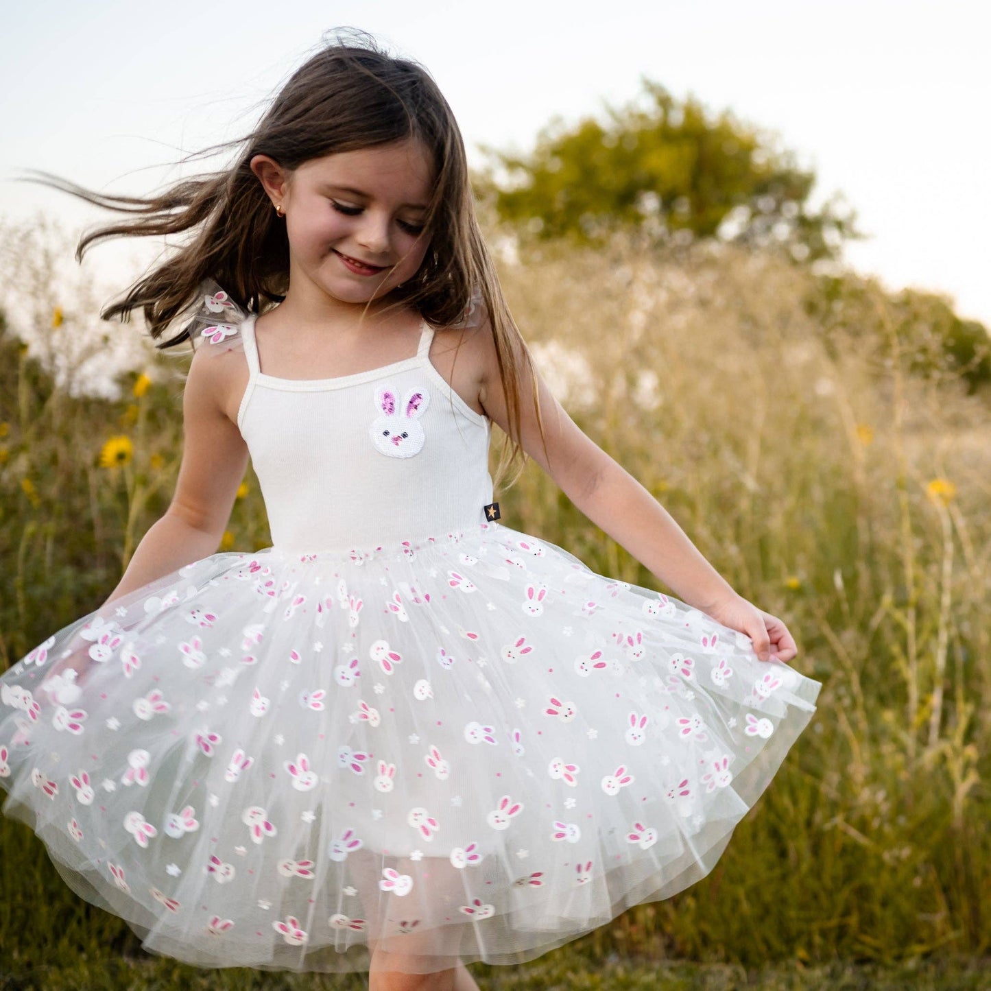 Petite Hailey - May Frill Tutu Dress: Pink / 8