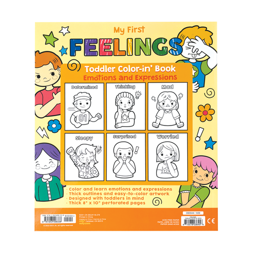 OOLY - Toddler Coloring Book - Feelings