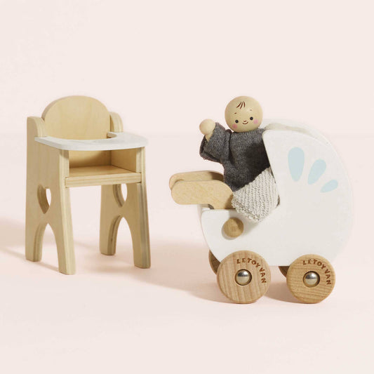 Le Toy Van, Inc. - Dolls House Nursery & Baby Set