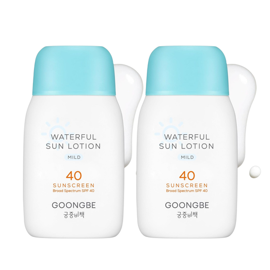 Kurious Mall - Waterful Sun Lotion Mild SPF 40 80g x 2: OS