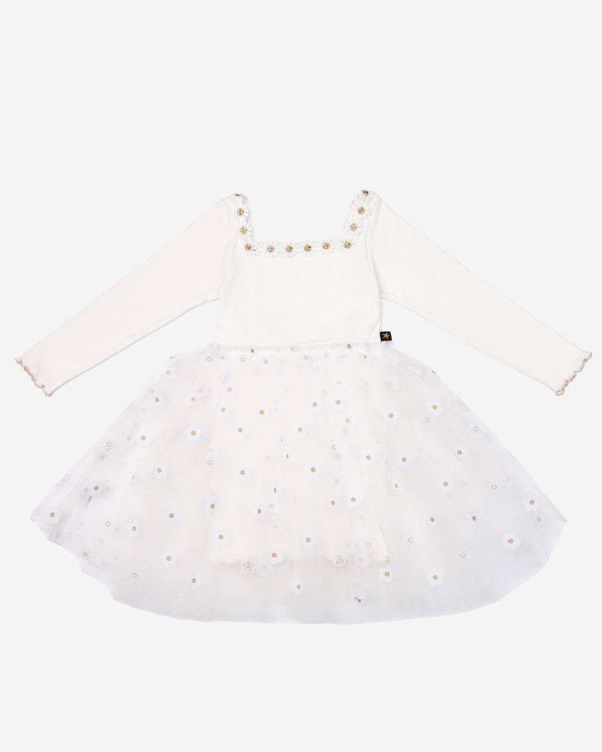 Petite Hailey - Flower Lace Tutu Dress: Pink / 8