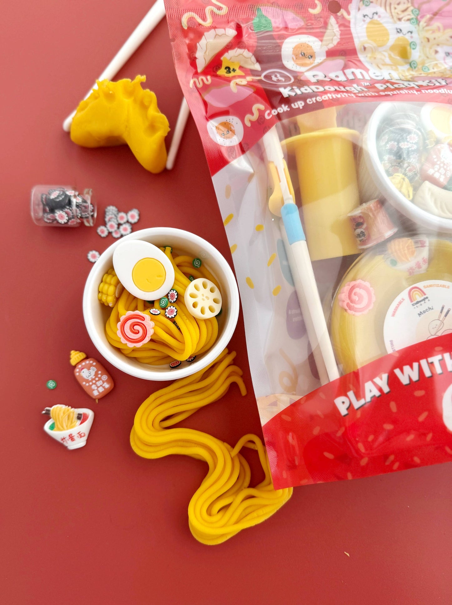 Earth Grown KidDoughs (KidDoughs by EGKD) - Ramen KidDough Play Kit