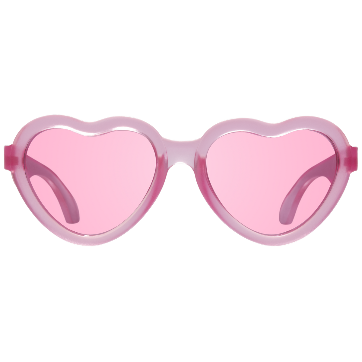 Babiators - Fuchsia Haze Heart with Pink Mirrored Lenses: Ages 3-5