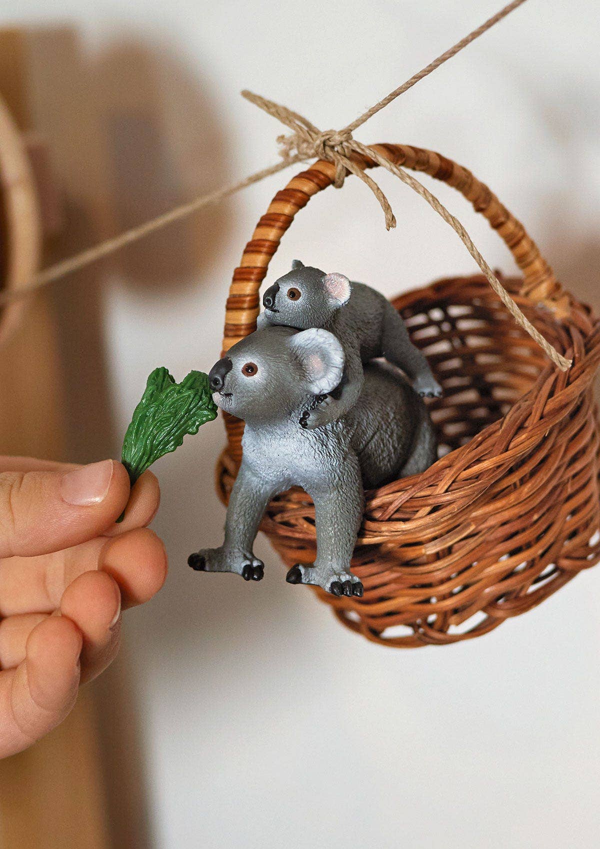 Schleich - Koala Mother With Baby Wild Animals Playset