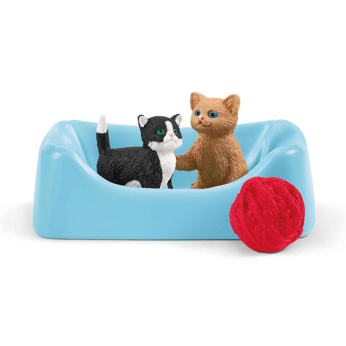 Schleich - Playtime For Cute Cats Farm Figurine Toys Play Set