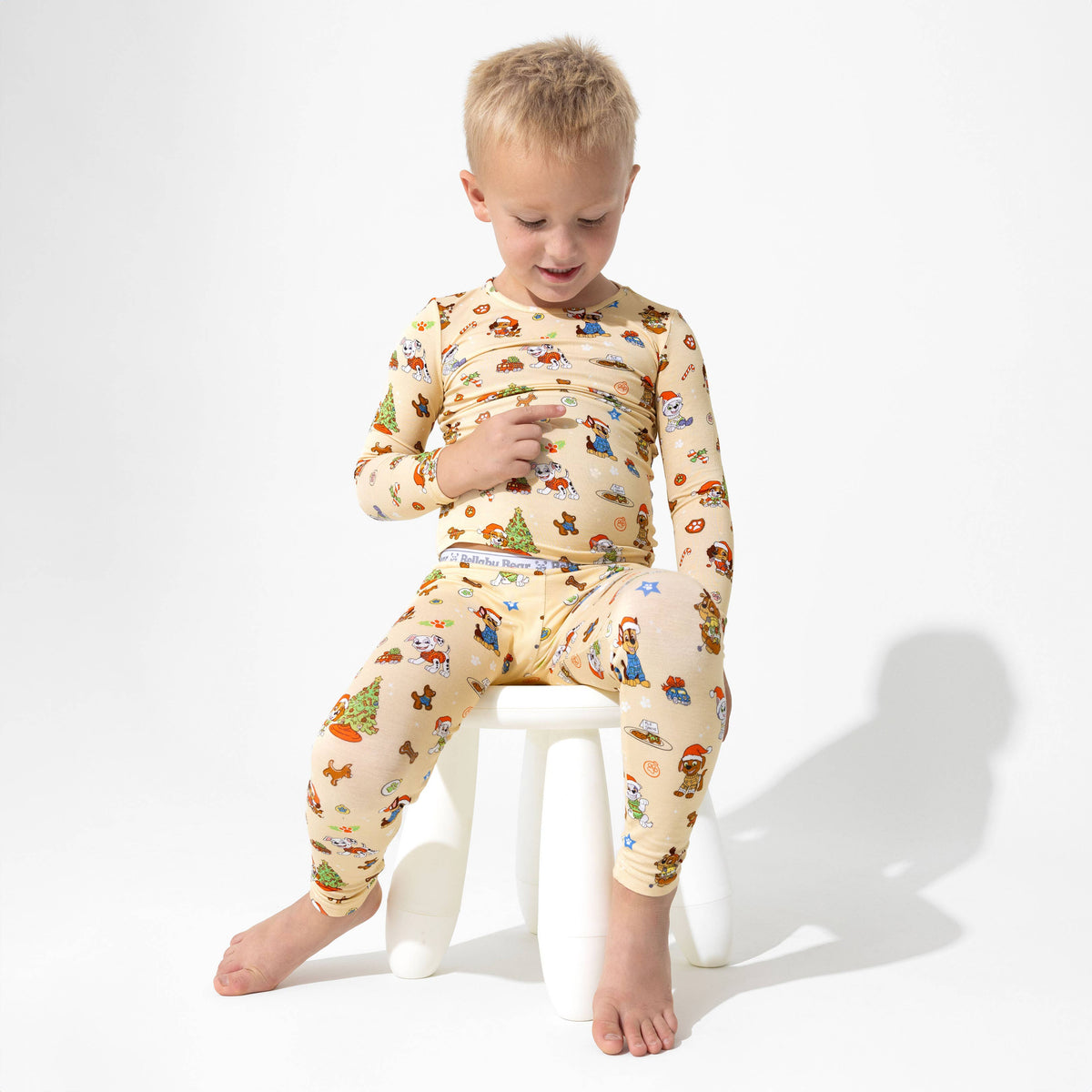 Bellabu Bear - PAW Patrol: Jingle Paws Kids Bamboo Pajamas: 9/10Y