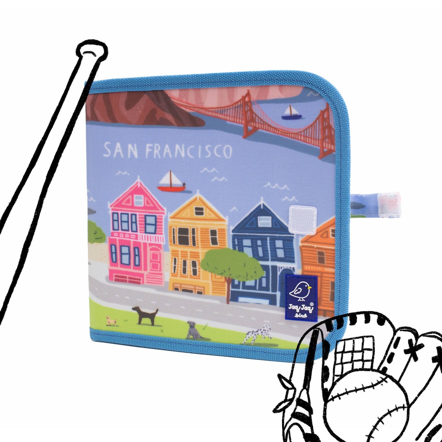 Jaq Jaq Bird - San Francisco  Activity Book