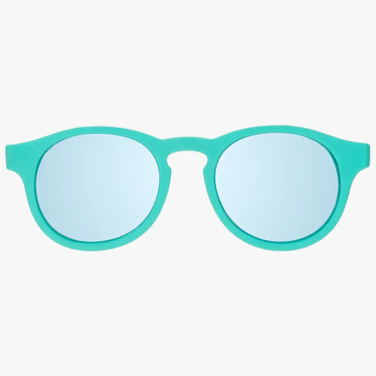 Babiators - Baby and Kids Polarized Keyhole Sunglasses: Ages 0-2 / Seafoam Blue | Seafoam Mirrored Lens