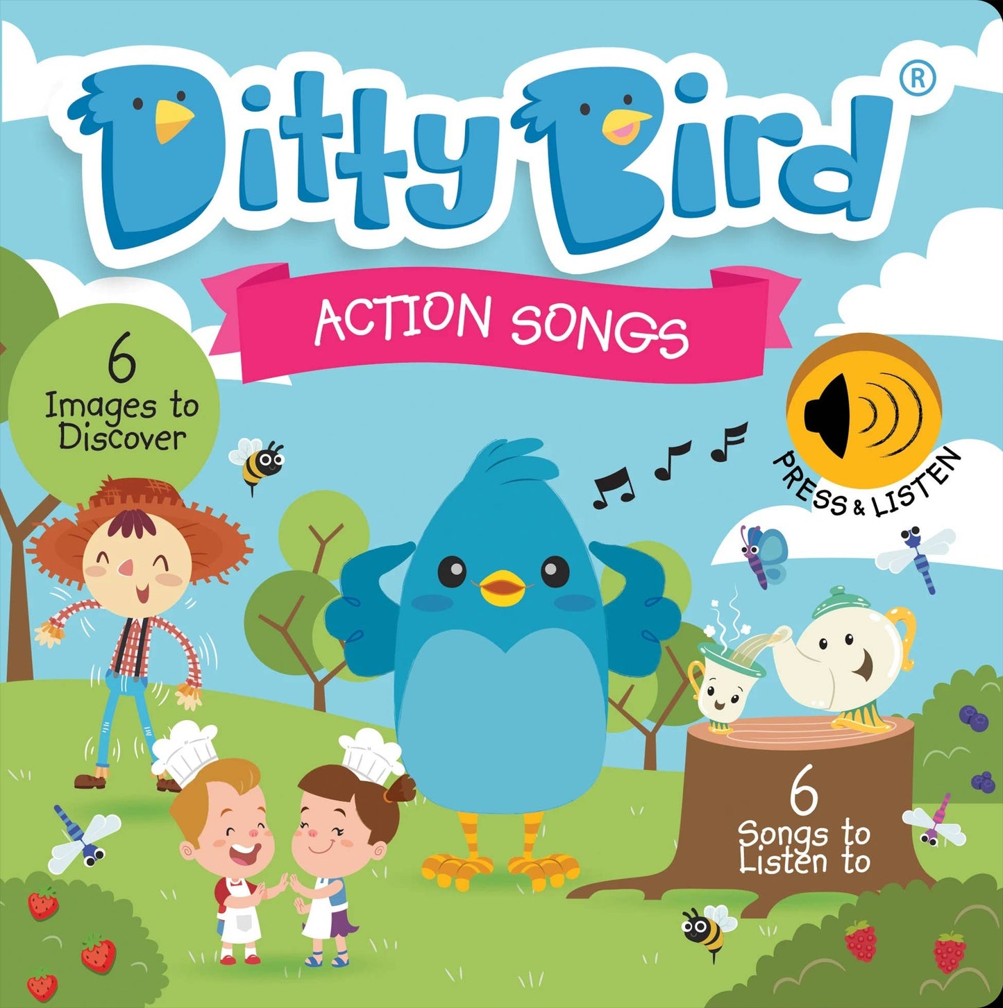 Ditty Bird - Ditty Bird Sound Book BESTSELLER Motor Skills: Action songs