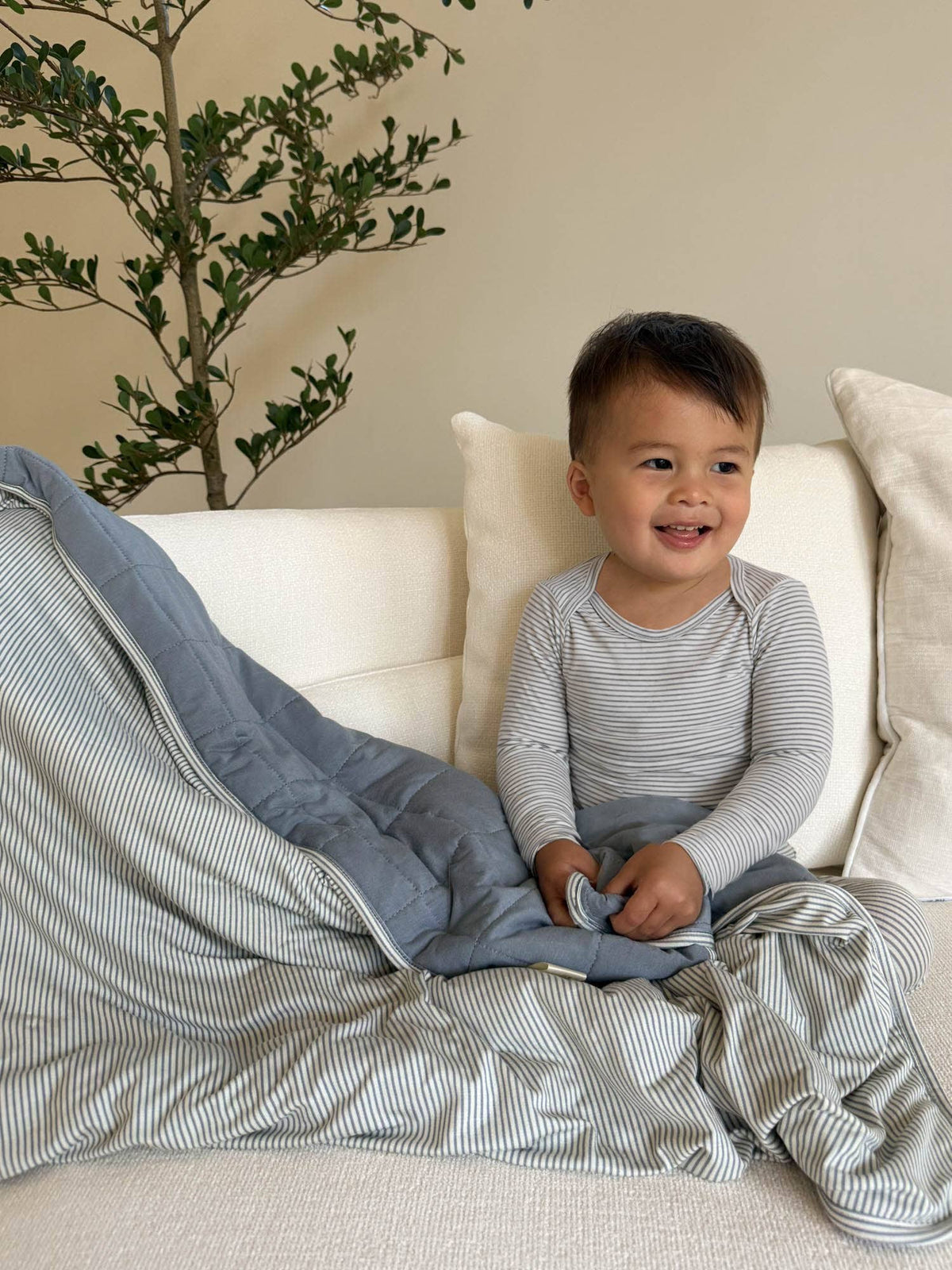 gunamuna - CLOUD BLANKET: Goose / Toddler / 2.5