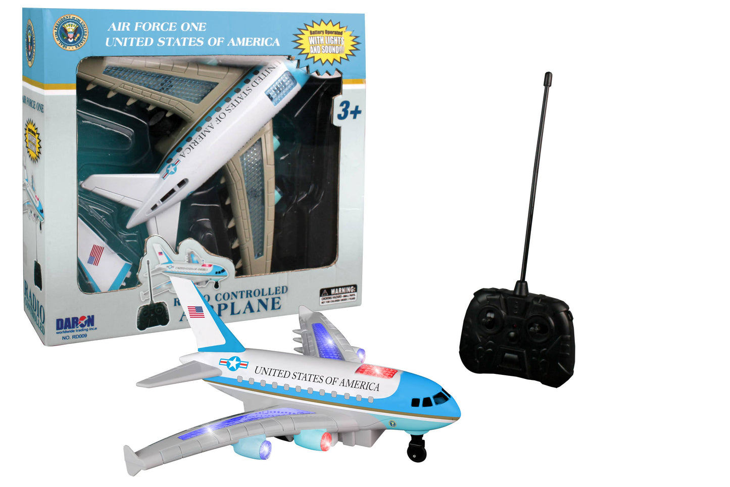 Daron Worldwide Trading - RD009 Air Force One Radio Control Airplane by Daron Toys