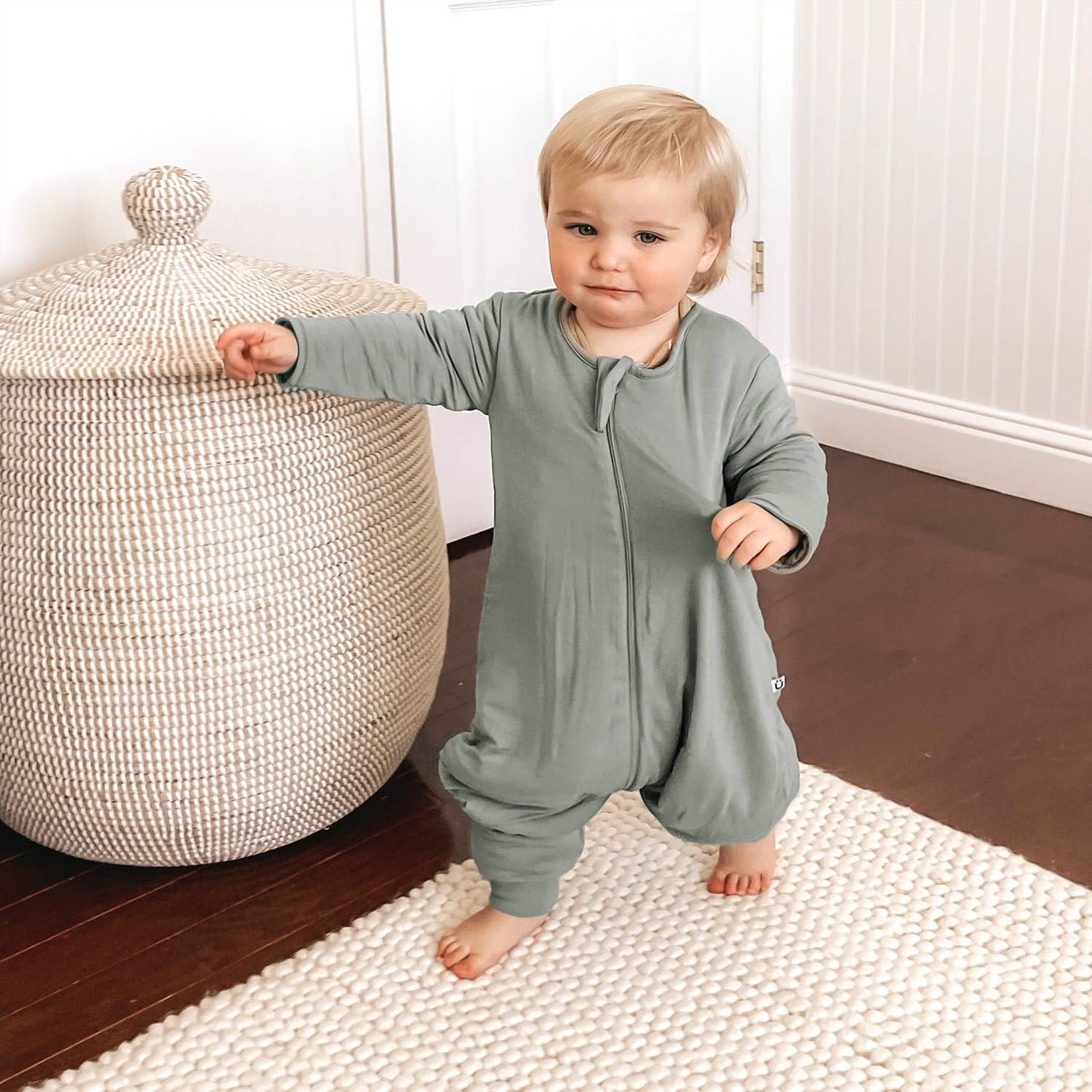 gunamuna - LONG SLEEVE WALKER: 18-24 months / 2.6 / Flora