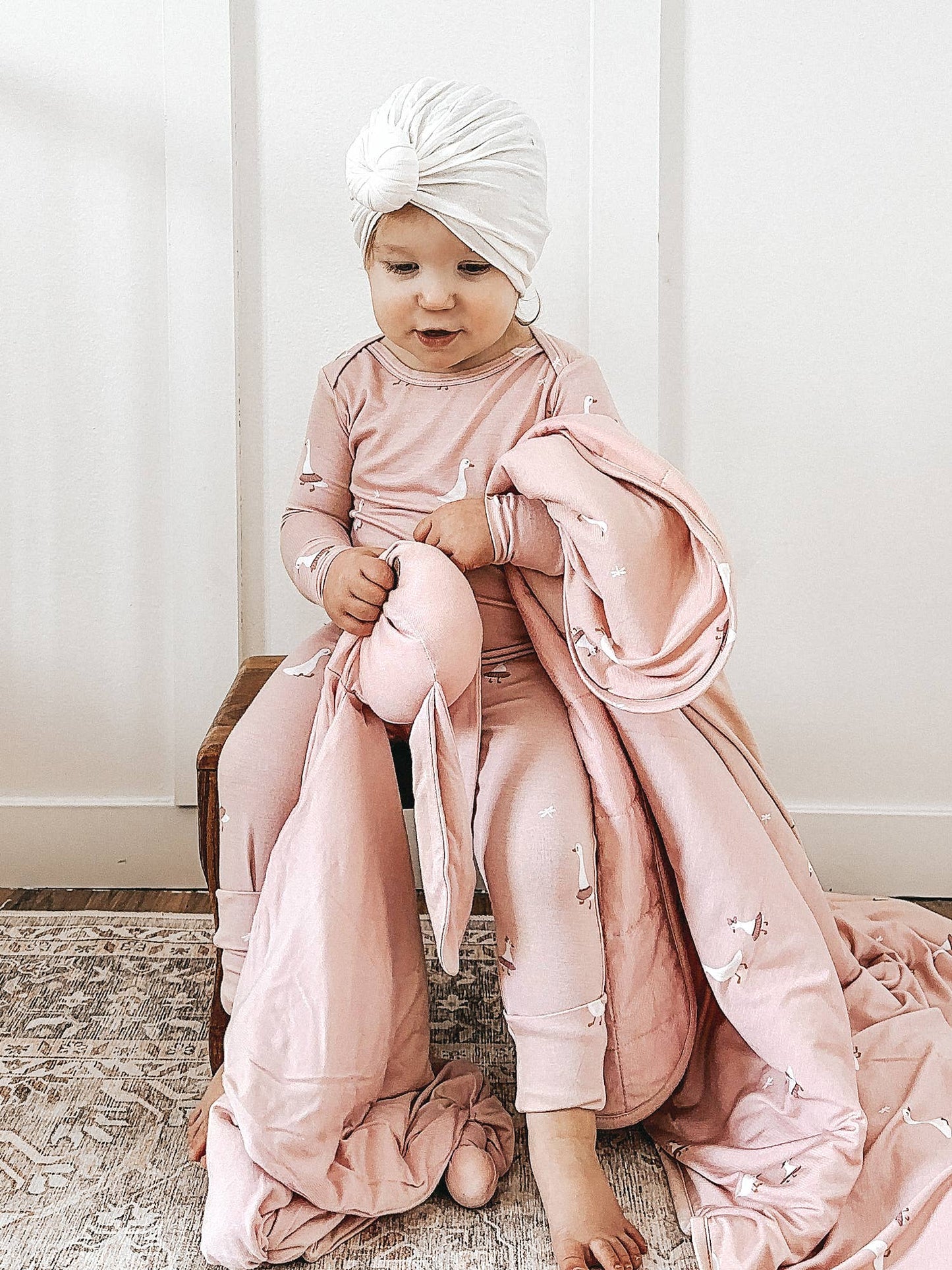 gunamuna - SS26 CLOUD BLANKET: Tutu goose / Toddler / 0.5