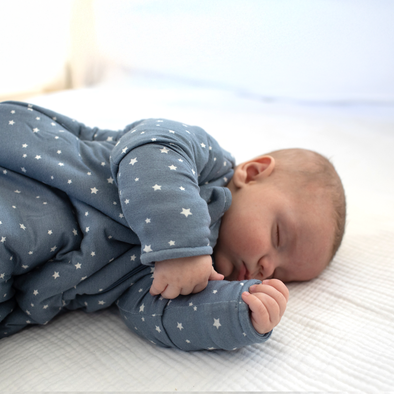gunamuna - SS26 LONG SLEEVE SLEEP BAG : Baseball goose / 9-18M / 0.5