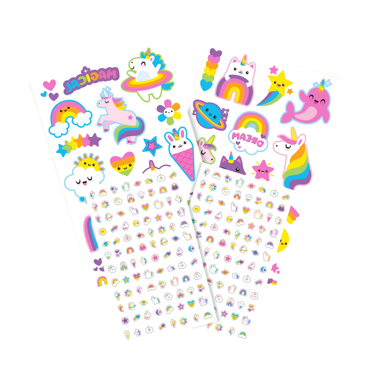 OOLY - Tattoo Palooza: Temporary Tattoos & Nail Stickers - Unicorns