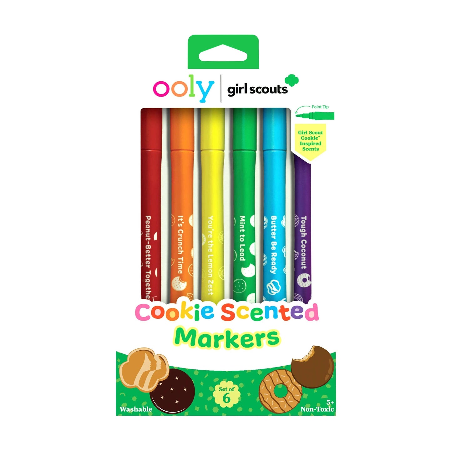 OOLY - OOLY x Girl Scouts Cookie Scented Markers - Set of 6