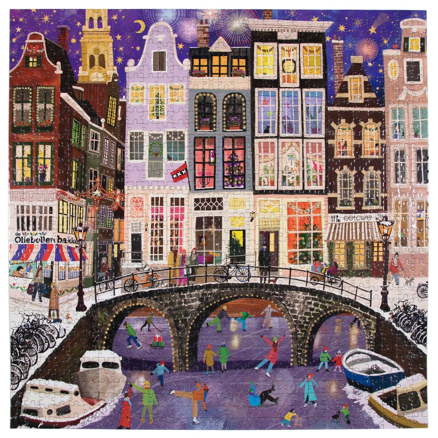 eeBoo - Magical Amsterdam 1000 Piece Puzzle *HOLIDAY*