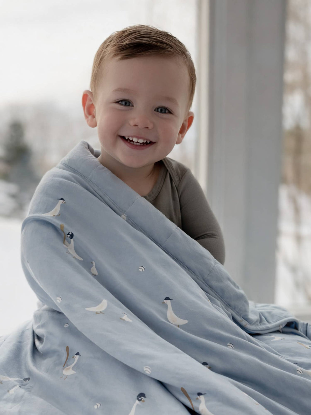 gunamuna - CLOUD BLANKET: Goose / Toddler / 2.5