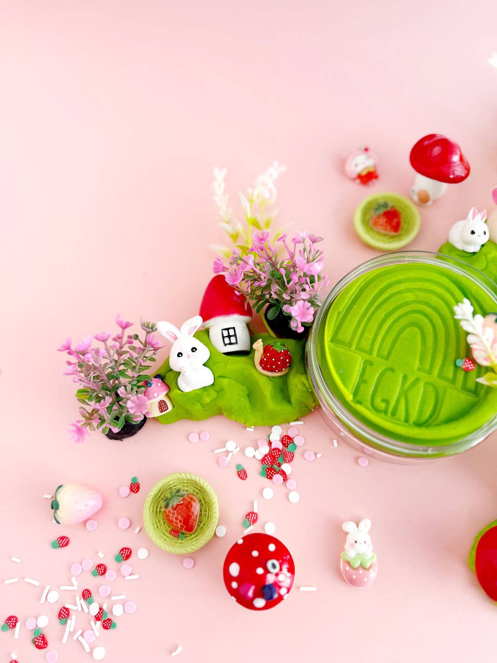 Earth Grown KidDoughs (KidDoughs by EGKD) - Bunny Berry Village KidDough Play Kit