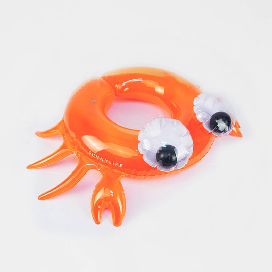 Sunnylife - Kiddy Pool Ring Sonny the Sea Creature Neon Orange