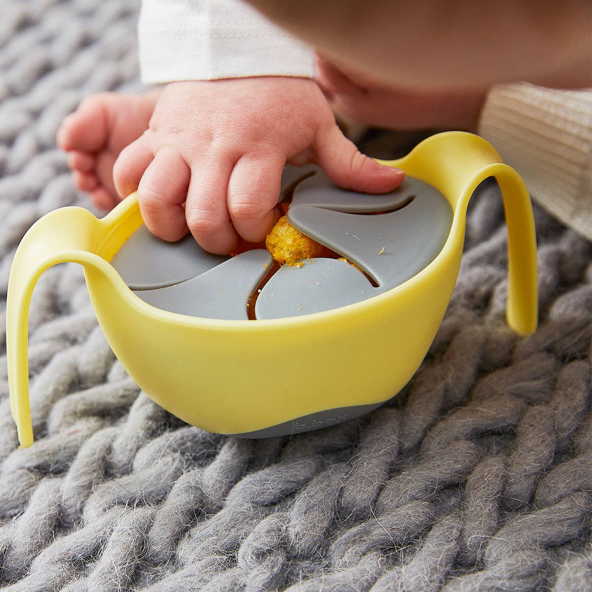 b.box USA - Bowl + straw - boysenberry