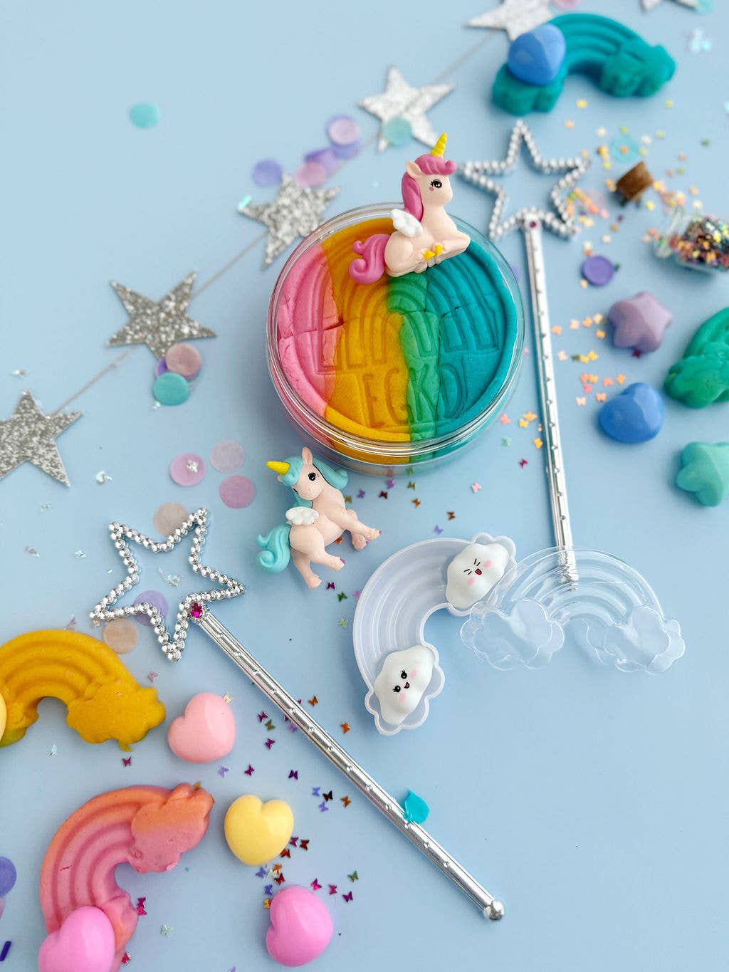 Earth Grown KidDoughs (KidDoughs by EGKD) - Unicorn KidDough Play Kit