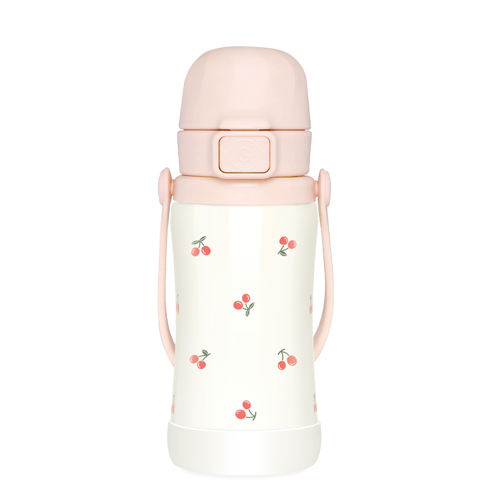 zezebaebae (Grosmimi and Cha&Mom) - Grosmimi Stainless Steel Tumbler - 10oz (300ml): Olive Pistachio