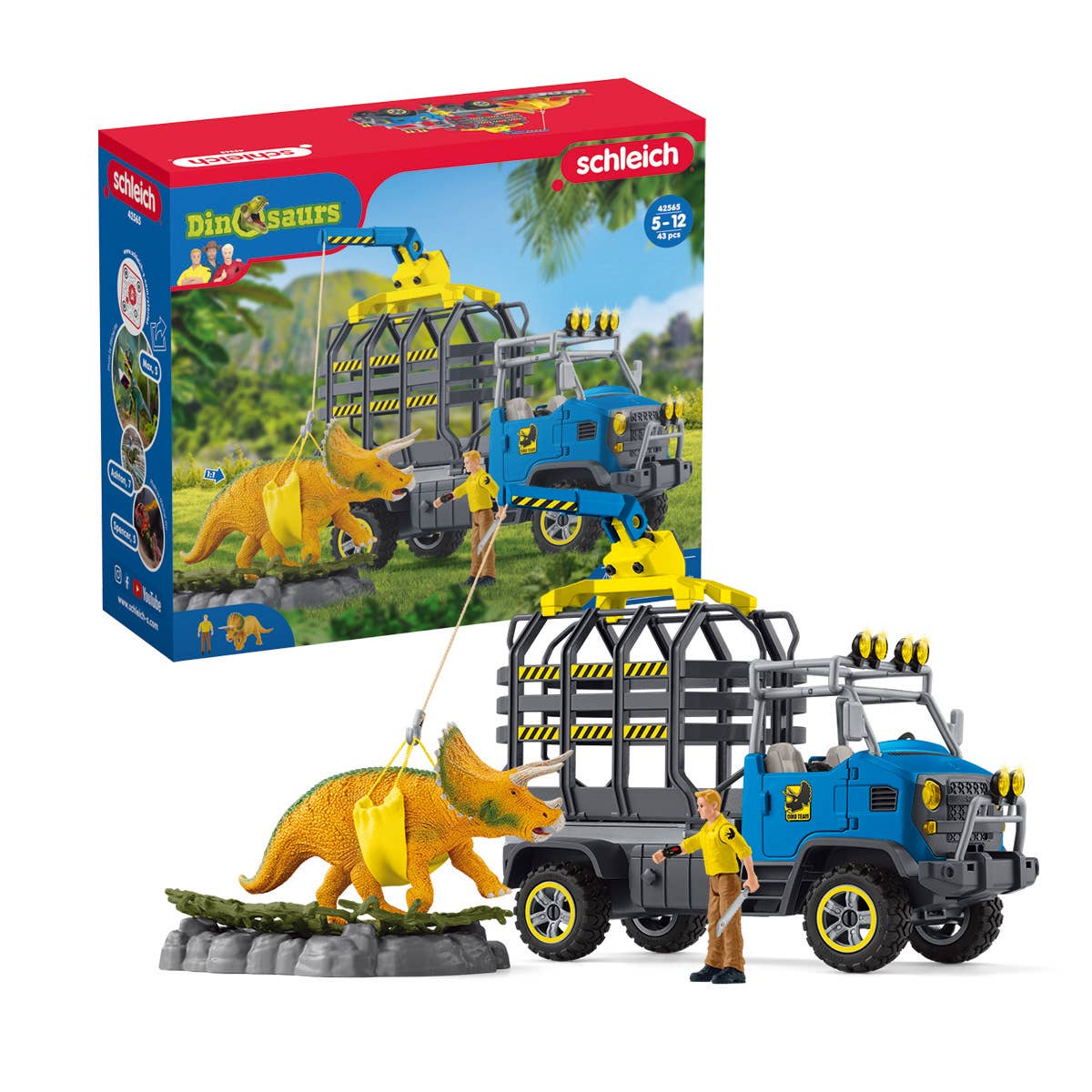 Schleich - Dino Transport Mission Dinosaur Playset