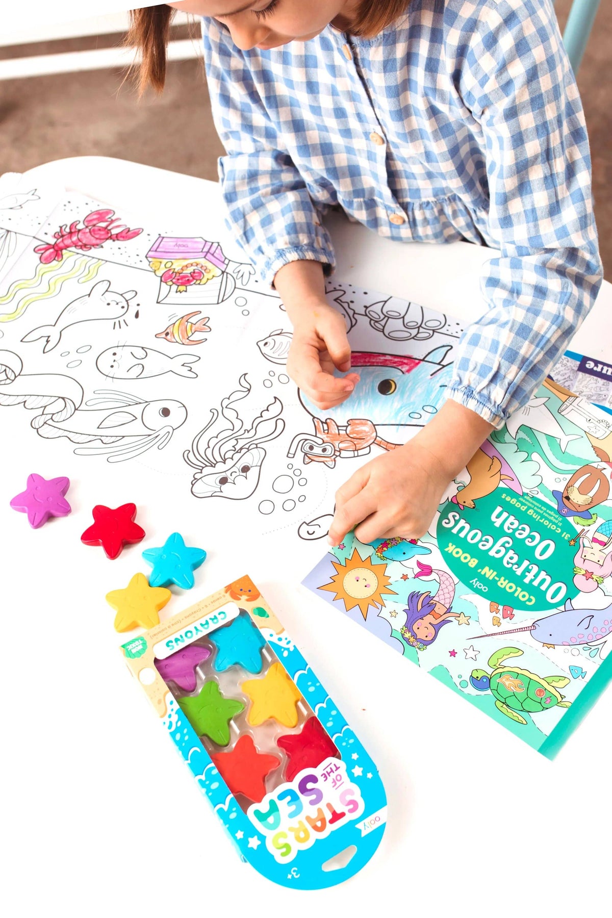 OOLY - Stars Of The Sea: Crayons (Set of 6)