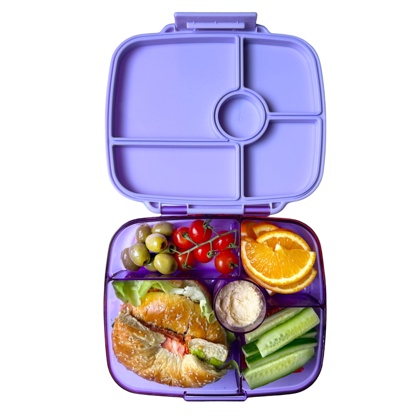 Yumbox - Yumbox Go Leakproof Bento Lunch Box – 5 Compartment, 5.6 Cup: Lima Green