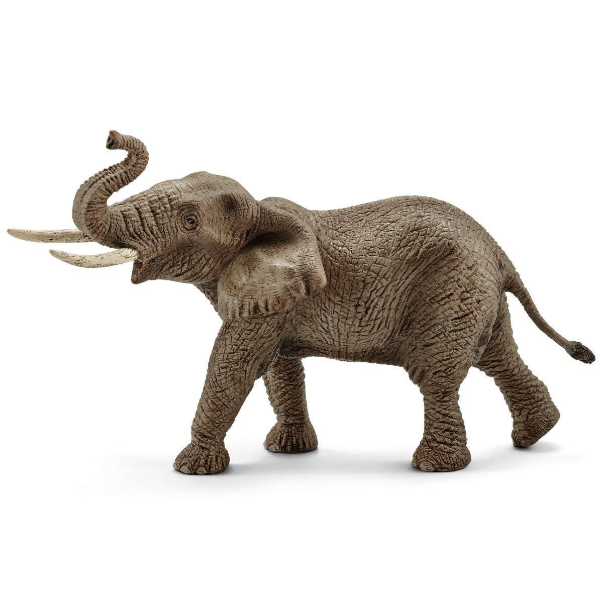 Schleich - African Elephant, Male Safari Animal Toy