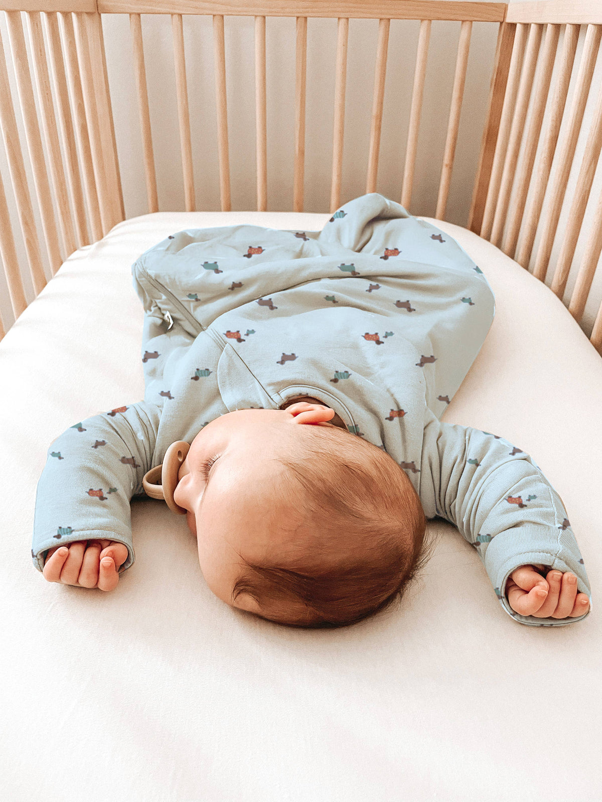 gunamuna - FW26 Long Sleeve Sleep Sack 1.0: Football goose / 24-36m