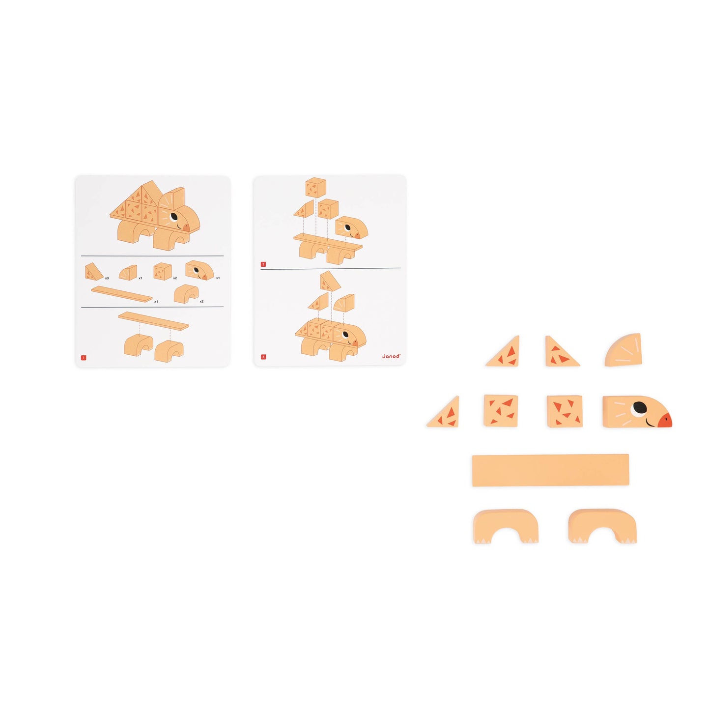 Janod - Dino | Cubikosaurus | Dinosaurs to Build | Early development