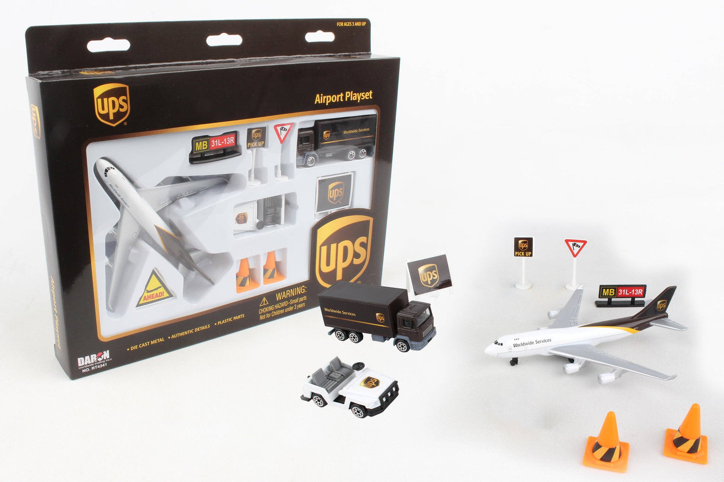 Daron Worldwide Trading - RT4341 UPS Playset by Daron Toys