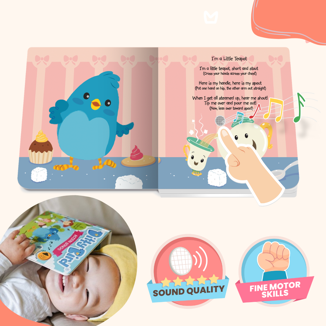 Ditty Bird - Ditty Bird Sound Book BESTSELLER Motor Skills: Action songs